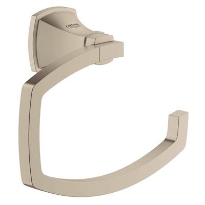 Grohe 40625EN0- Grandera Paper Holder, Brushed Nickel | FaucetExpress.ca