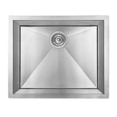 Zomodo CRC508-K2- Deluxe Kit - Cube Single Sink And Accessory Deluxe Kit - Undermount, 18ga, R0/6 (inc: bottom grids And cutting board/colander combo) - FaucetExpress.ca