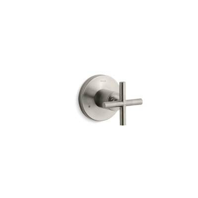 Kohler T14491-3-BN- Purist® Valve trim with cross handle for transfer valve, requires valve | FaucetExpress.ca