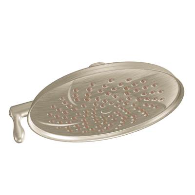 Moen S1311EPBN- Isabel 2-Spray 9 in. Eco-Performance Rainshower Showerhead Featuring Immersion in Brushed Nickel