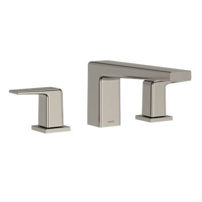 Toto TBG10201U#PN- TOTO GB Two-Handle Deck-Mount Roman Tub Filler Trim, Polished Nickel - TBG10201U#PN | FaucetExpress.ca