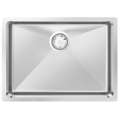 Zomodo MOC584- Montego Lrg Single Sink - Undermount, 18ga, R15 - FaucetExpress.ca
