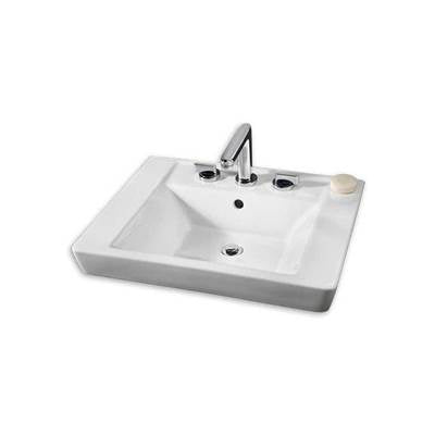 American Standard 0641008.020- Boulevard 8-Inch Widespread Pedestal Sink Top