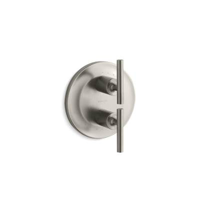 Kohler T14489-4-BN- Purist® Valve trim with lever handles for stacked valve, requires valve | FaucetExpress.ca