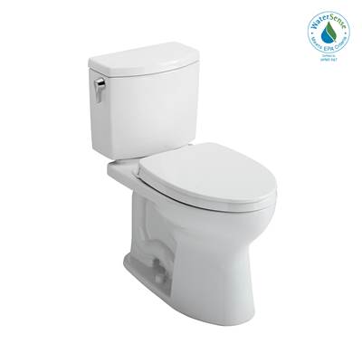 Toto MS454124CUF#51- Toto Drake Ii 1G Two-Piece Elongated 1.0 Gpf Universal Height Toilet With Ss124 Softclose Seat Washlet+ Ready Ebony