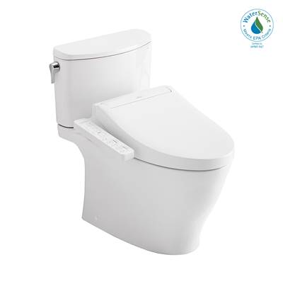 Toto MW4423074CUFG#01- Toto Washlet+ Nexus 1G Two-Piece Elongated 1.0 Gpf Toilet With C2 Bidet Seat Cotton White