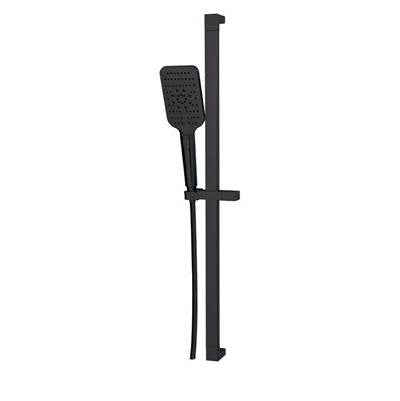 Aquabrass - 12784 Complete Square Shower Rail - 3 Functions