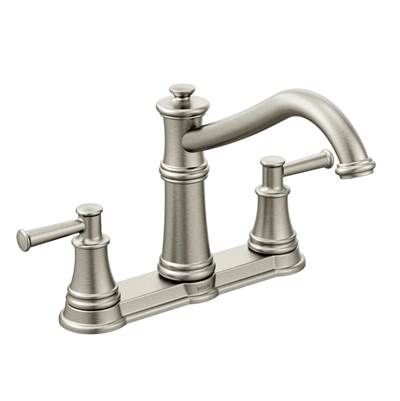 Moen 7250SRS- Belfield TWO-HANDLE High Arc Kitchen Faucet, Spot Resist Stainless