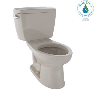 Toto CST744EL#03- Eco-Drake Ada Elong Bwl Toilet C744El+St743E | FaucetExpress.ca