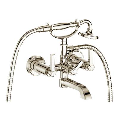 Vogt BF.Z1.2200.PN- Zehn Wall Mount Tub Filler Polished Nickel