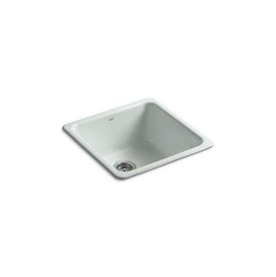 Kohler 6587-FF- Iron/Tones® 20-7/8'' x 20-7/8'' x 10'' Top-mount/undermount single-bowl kitchen sink | FaucetExpress.ca