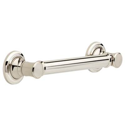 Brizo 69210-PN- Brizo Bath Safety: Traditional Grab Bar - 12'' | FaucetExpress.ca