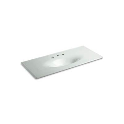 Kohler 3053-8-FF- Iron/Impressions® 49'' vanity-top bathroom sink with 8'' widespread faucet holes | FaucetExpress.ca