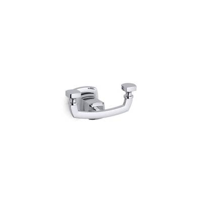 Kohler 16256-CP- Margaux® Double robe hook | FaucetExpress.ca