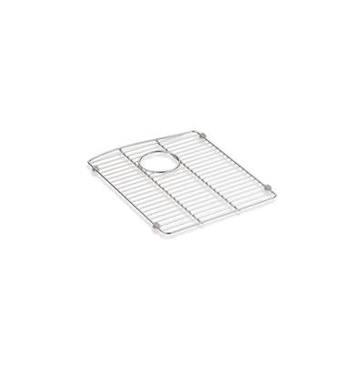 Kohler 5662-ST- Kennon® stainless steel sink rack, 13 5/8'' x 16 1/2'', for left-hand bowl | FaucetExpress.ca