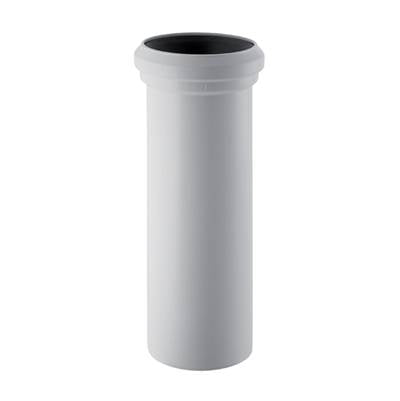 Geberit 152.613.11.1- Geberit straight connector with sleeve: d110mm white alpine | FaucetExpress.ca