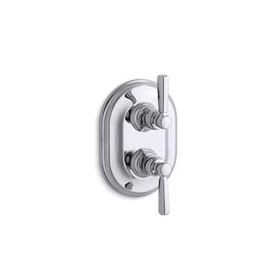 Kohler T10594-4-CP- Bancroft® Stacked valve trim with metal lever handles, requires valve | FaucetExpress.ca
