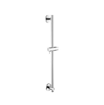 Isenberg 100.601023ACP- Round Shower Slide Bar With Integrated Wall Elbow | FaucetExpress.ca