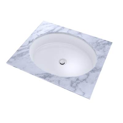 Toto LT233#01- Oval 19 X 15 Undercounter Lav Cotton | FaucetExpress.ca