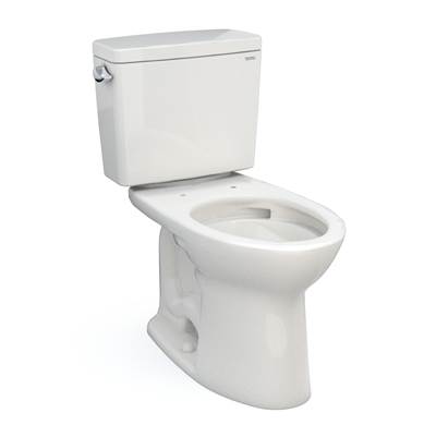 Toto CST776CSFG#11- Toto Drake Two-Piece Elongated 1.6 Gpf Universal Height Tornado Flush Toilet With Cefiontect Colonial White