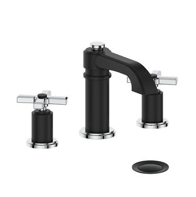 Vogt BF.Z4.1301.CB- Zehn Lavatory Faucet with Pop-Up 8' Center-to-Center Chrome Matte Black