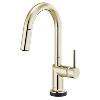 Brizo 64975LF-PNLHP- Odin SmartTouch Pull-Down Prep Kitchen Faucet with Arc Spout - Handle Not Included