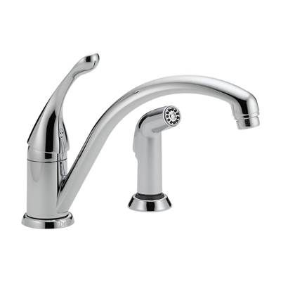 Delta 441-DST- 1H Kitchen Faucet W/Side Sprayer | FaucetExpress.ca