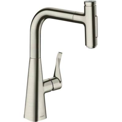 Hansgrohe 73822801- Metris Select Prep Kitchen Faucet, 2-Spray Pull-Out - FaucetExpress.ca
