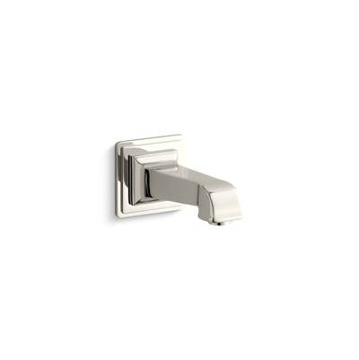 Kohler 13139-A-SN- Pinstripe® Pure wall-mount 6-7/8'' non-diverter bath spout | FaucetExpress.ca