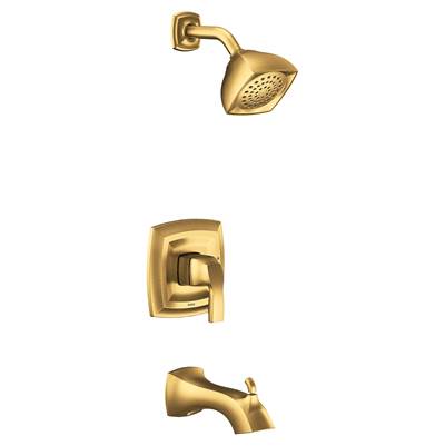 Moen UT2693EPBG- Voss M-Core 2-Series Eco Performance 1-Handle Tub And Shower Trim Kit In Brushed Gold (Valve Sold Separately)