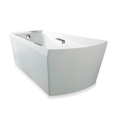 Toto ABF964N#01DBN- Acrylic Soiree Freestanding Soaker - Cotton Bn Grab Bars | FaucetExpress.ca