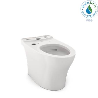 Toto CT446CEGNT40#11- Toto Aquia Iv Washlet+ Elongated Skirted Toilet Bowl With Cefiontect Colonial White