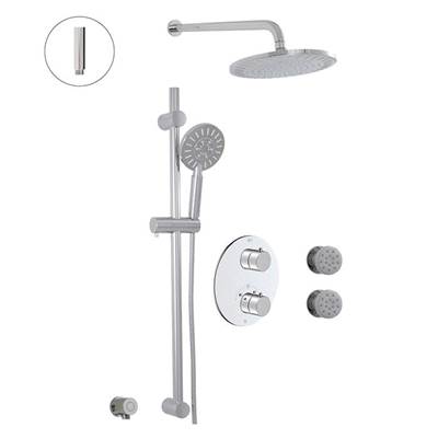 ALT ALT79148401- Thermostatic Shower System - 3 Functions - FaucetExpress.ca