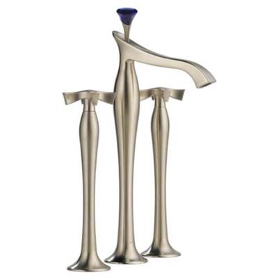Brizo 65790LF-BNLHP-ECO- RSVP Two-Handle Widespread Vessel Lavatory Faucet - Less Handles 1.2 GPM