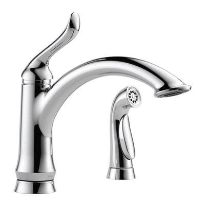 Delta 4453-DST- Linden Kitchen Deck Faucet W/Side Sprayer | FaucetExpress.ca