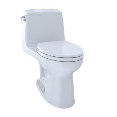 Toto MS854114S#01- Ultramax Elongated 1-Pc Tlt W/ Sc Seat--Cotton | FaucetExpress.ca