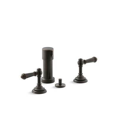 Kohler 72765-4-2BZ- Artifacts® Widespread bidet faucet with lever handles | FaucetExpress.ca