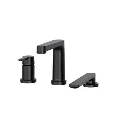 Riobel TNB10BK- 3-Piece Deck-Mount Tub Filler With Handshower Trim