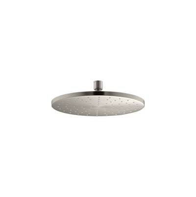 Kohler 13689-G-BN- 10'' Contemporary Round 1.75 gpm rainhead with Katalyst® air-induction technology | FaucetExpress.ca