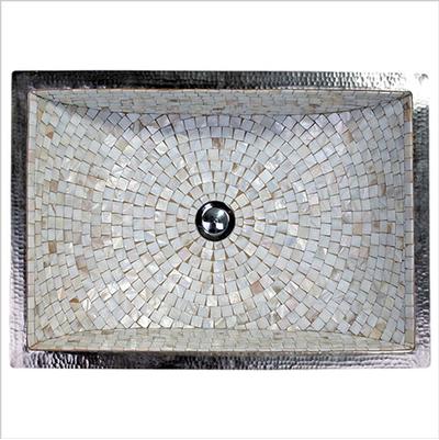 Linkasink V016 - Rectangular Crescent Mosaic Sink