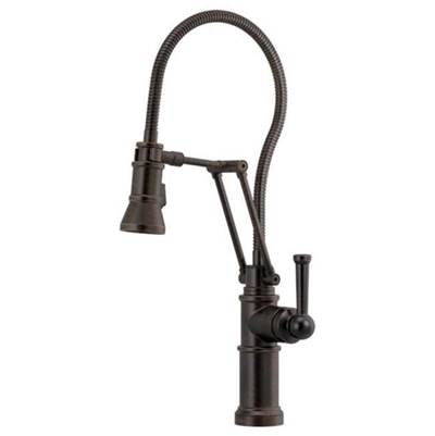 Brizo 63125LF-RB- Articulating Kitchen Faucet 1Lhed Hose