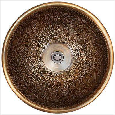 Linkasink B004 - Large Round Botanical - FaucetExpress.ca