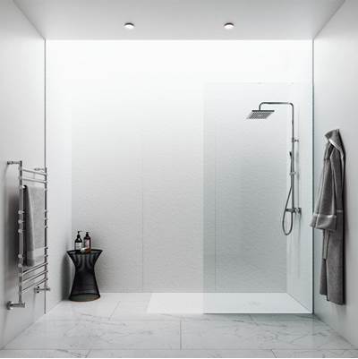 Royal Bath and Marble PANSTONE72423BL- Wall Panels Package for Shower base Size 7242 3 W BLANCO