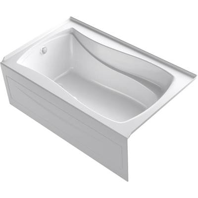 Kohler 1239-GHLA-0- Mariposa® 60'' x 36'' integral apron Heated BubbleMassage air bath with left-hand drain | FaucetExpress.ca