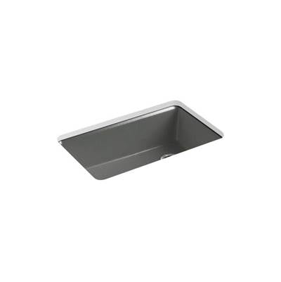 Kohler 5871-5UA3-58- Riverby® 33'' x 22'' x 9-5/8'' Undermount single-bowl kitchen sink with accessories | FaucetExpress.ca