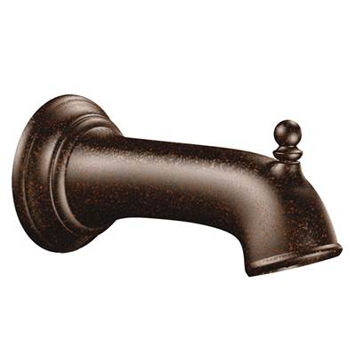 Moen 3857ORB- Replacement 7.25-Inch Tub Diverter Spout 1/2-Inch Slip Fit Connection, Oil Rubbed Bronze