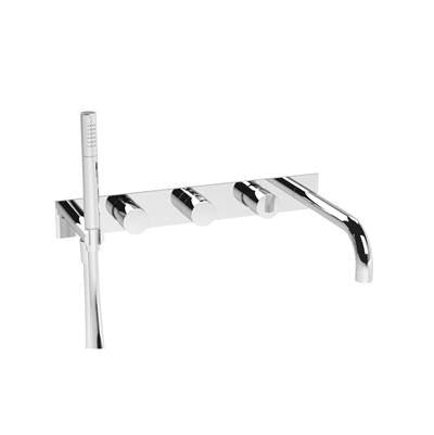 Isenberg 100.2691BN- Wall Mount Tub Filler With Hand Shower | FaucetExpress.ca