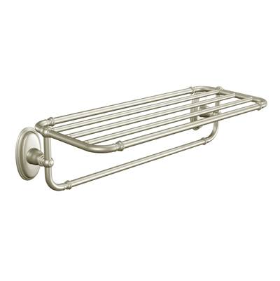 Moen YB5494BN- Kingsley Brushed Nickel Towel Shelf