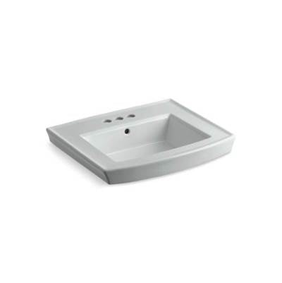 Kohler 2358-4-95- Archer® Pedestal bathroom sink with 4'' centerset faucet holes | FaucetExpress.ca