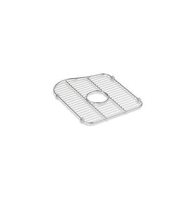 Kohler 5119-ST- Staccato stainless steel large sink rack, 13'' x 15-3/4'', for left-hand bowl | FaucetExpress.ca